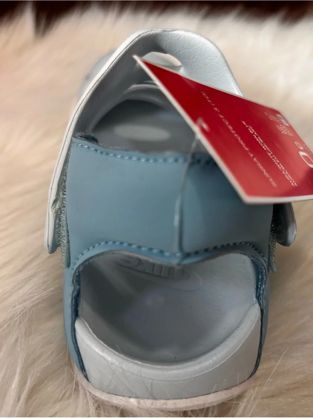 Nike Kids Silver Slip-On Sandals